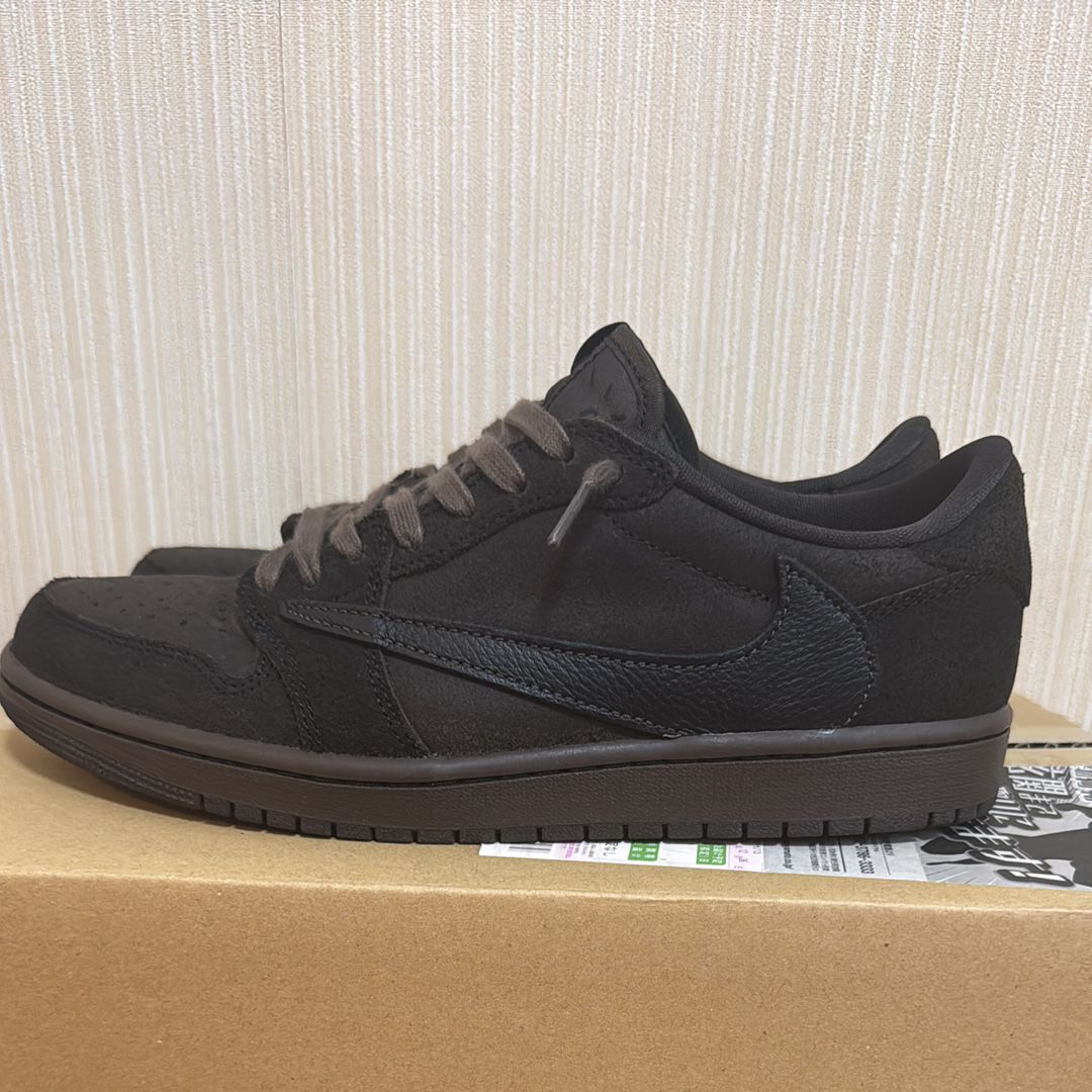 Travis Scott × Nike Air Jordan 1 Low OG SP "Velvet Brown and Dark Mocha"