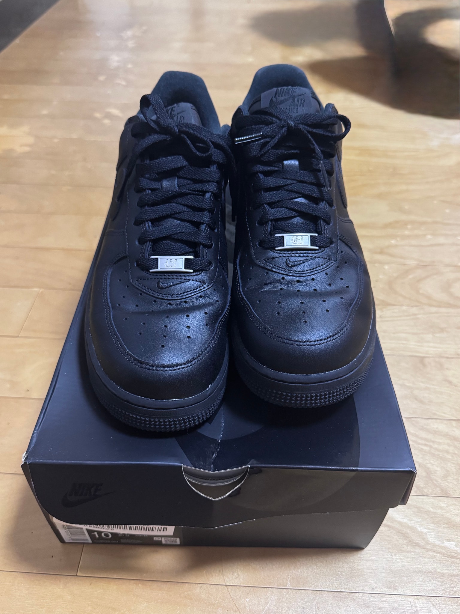 Supreme × Nike Air Force 1 Low "Black"