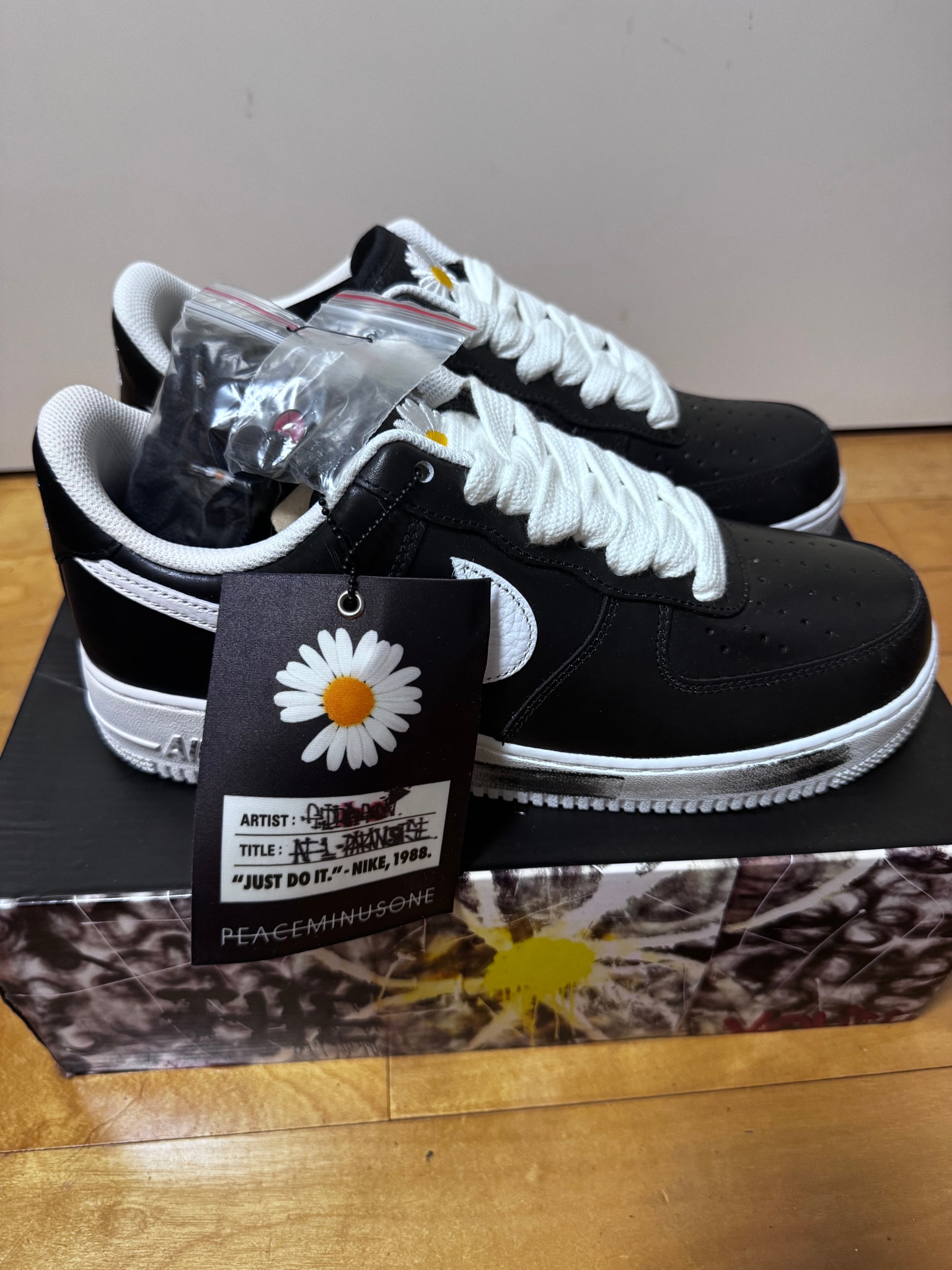 PEACEMINUSONE × Nike Air Force 1 Low Para Noise "Black" / G-DRAGON