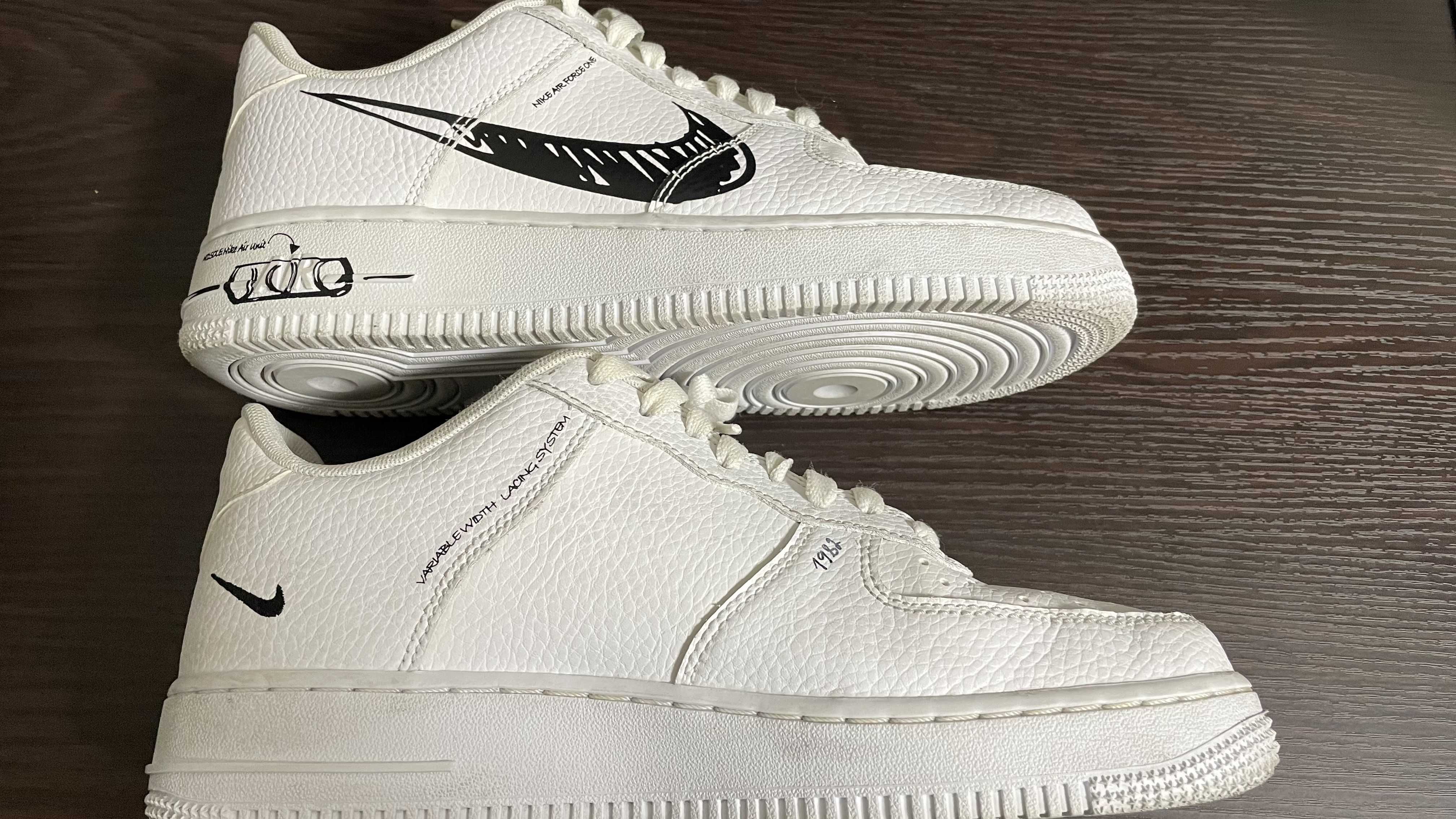 Nike Air Force 1 Low LV8 Utility "Black Sketch"