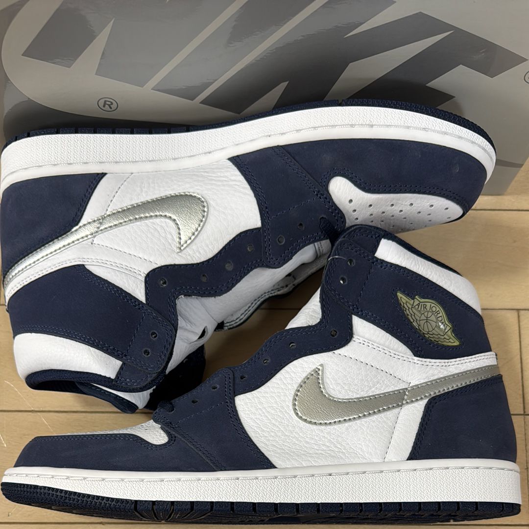 Nike Air Jordan 1 High OG CO.JP "White/Midnight Navy" (2020)(ブリーフケースなし)