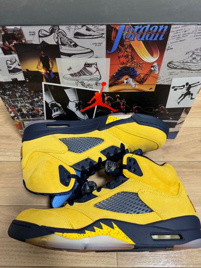 NIKE AIR JORDAN 5 "MICHIGAN"
