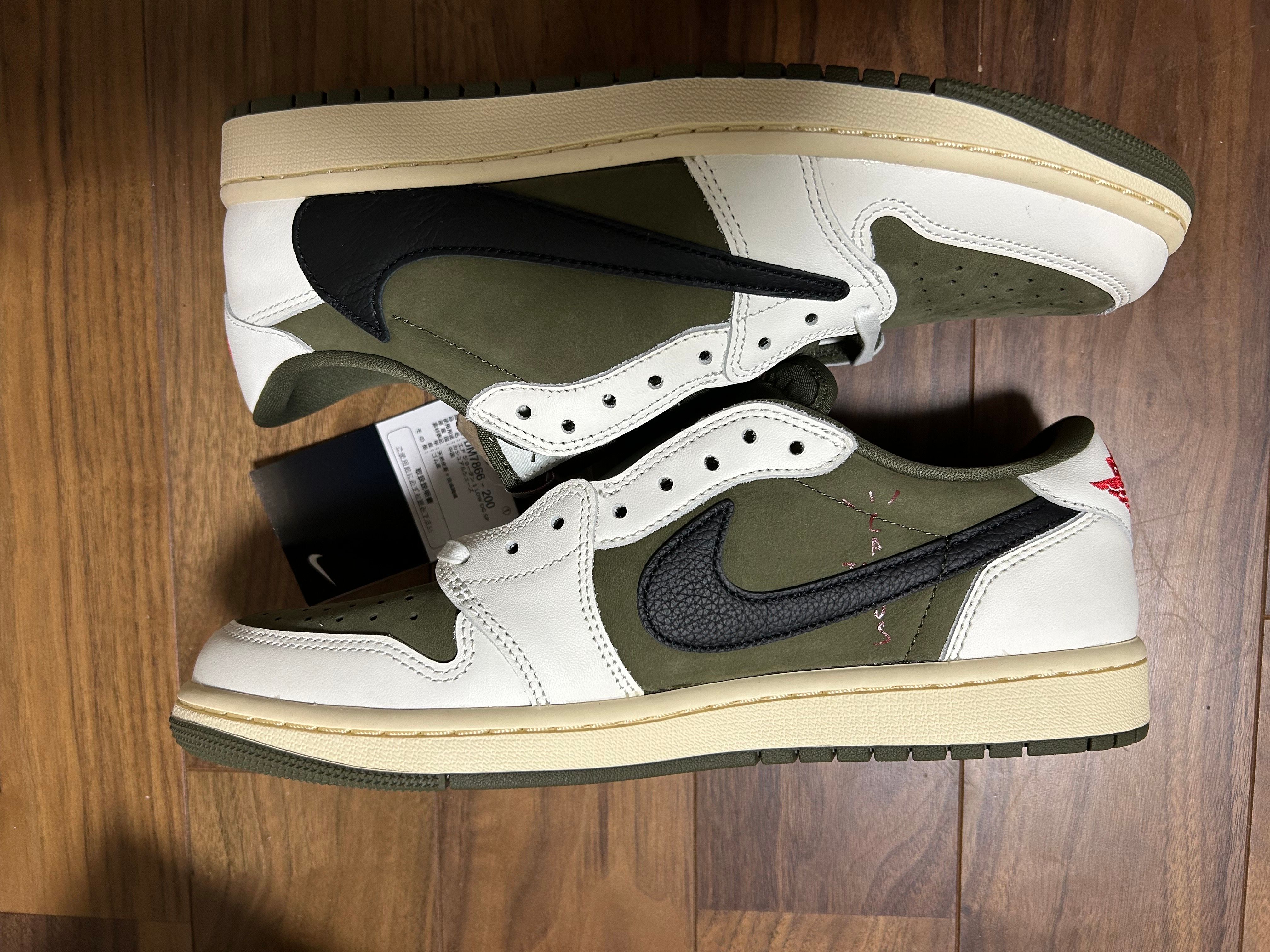Travis Scott × Nike Air Jordan 1 Low OG SP "Reverse Olive"