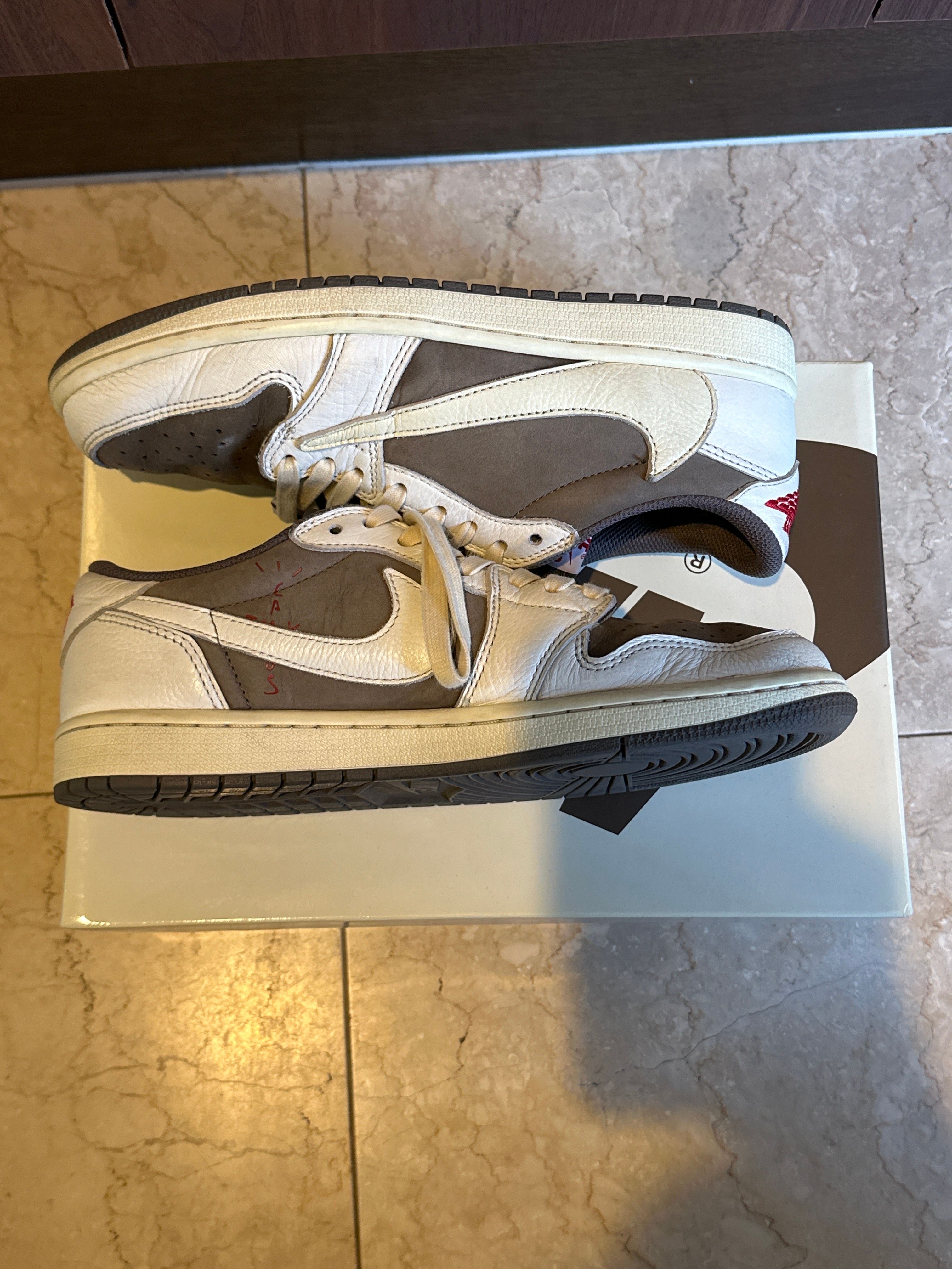 Travis Scott × Nike Air Jordan 1 Low OG SP "Reverse Mocha/Sail and Ridgerock"