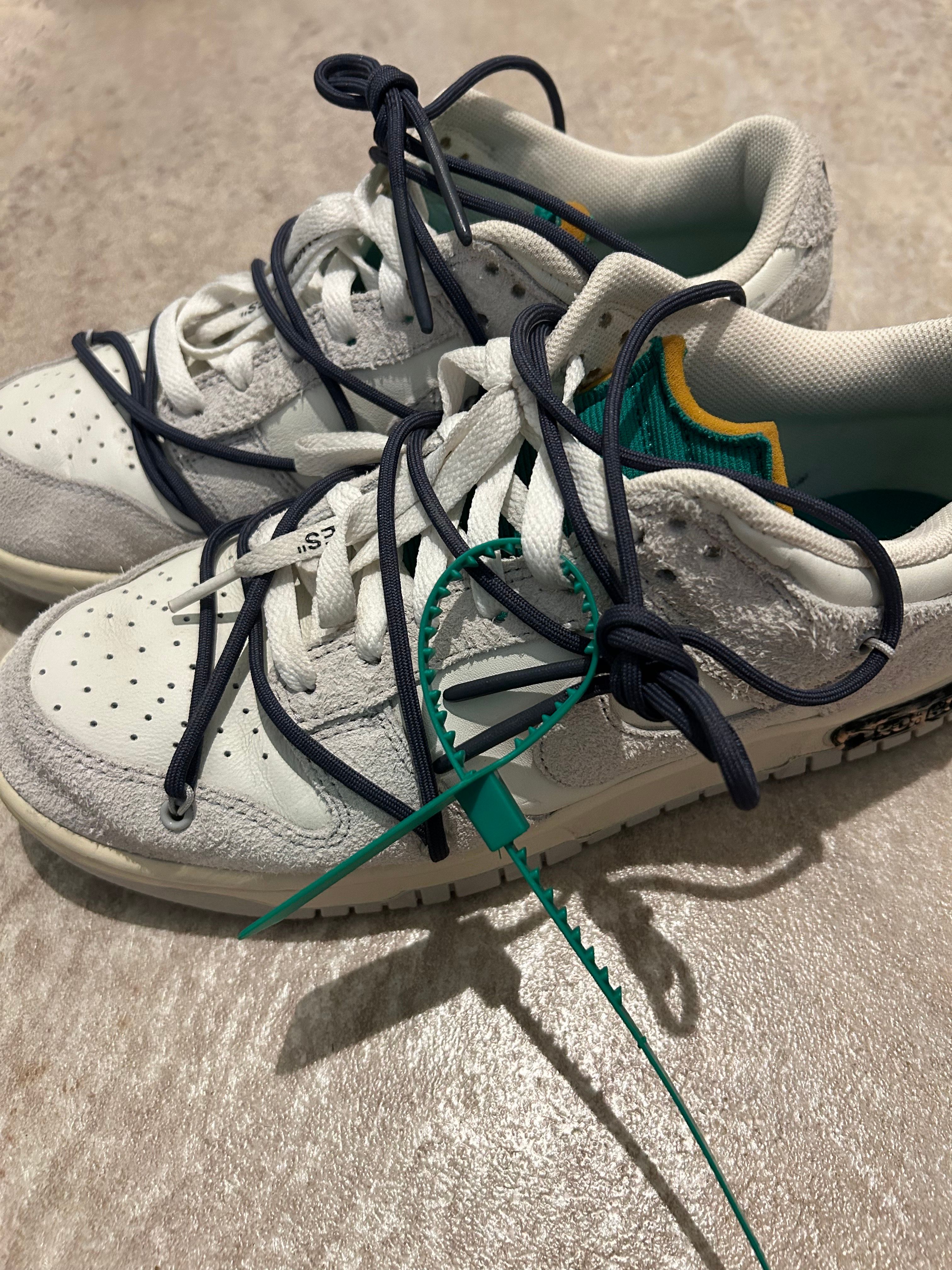 Off-White × Nike Dunk Low "Sail/Neutral Grey/Gridiron"