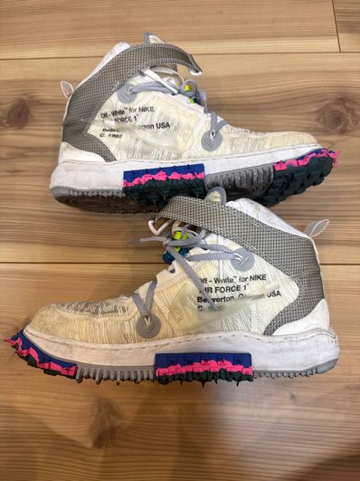 Off-White × Nike Air Force 1 Mid "White"