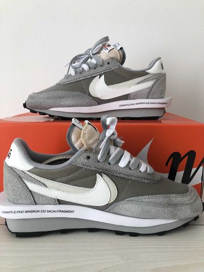 Fragment × sacai × Nike LD Waffle "Light Smoke Grey"