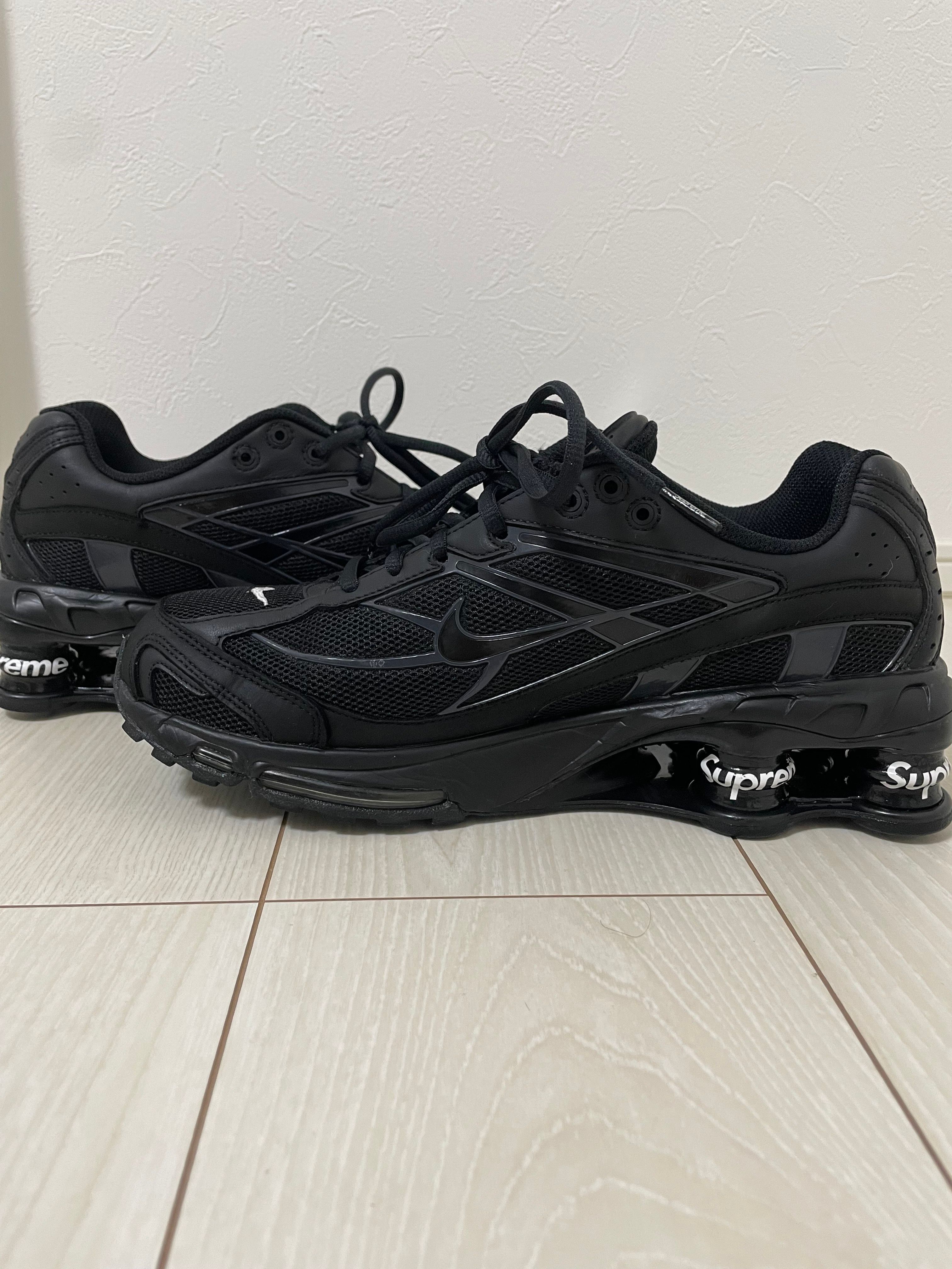 Supreme × Nike Shox Ride 2 "Black/Black-White"