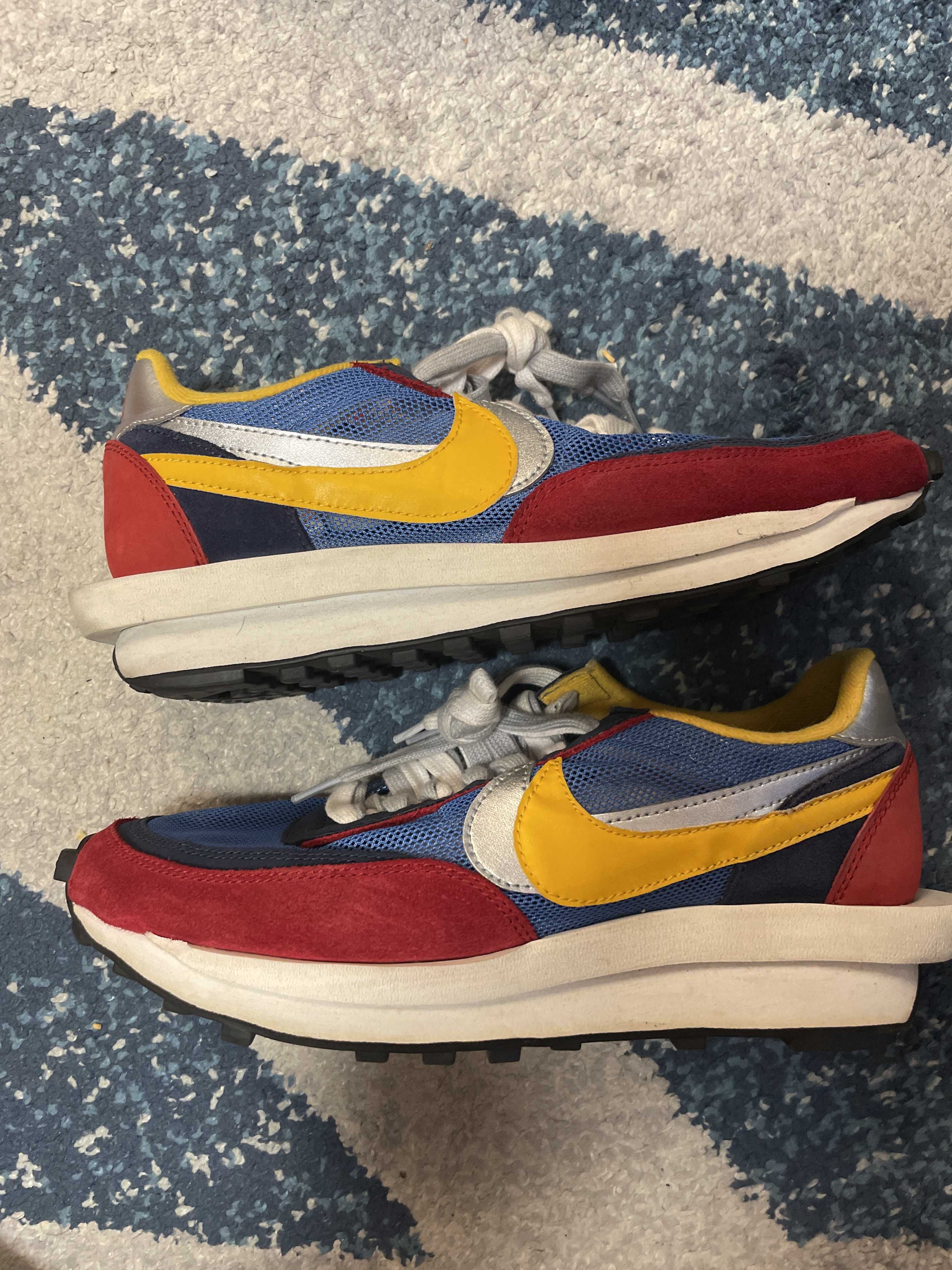 sacai × Nike LDV Waffle "Red/Blue"