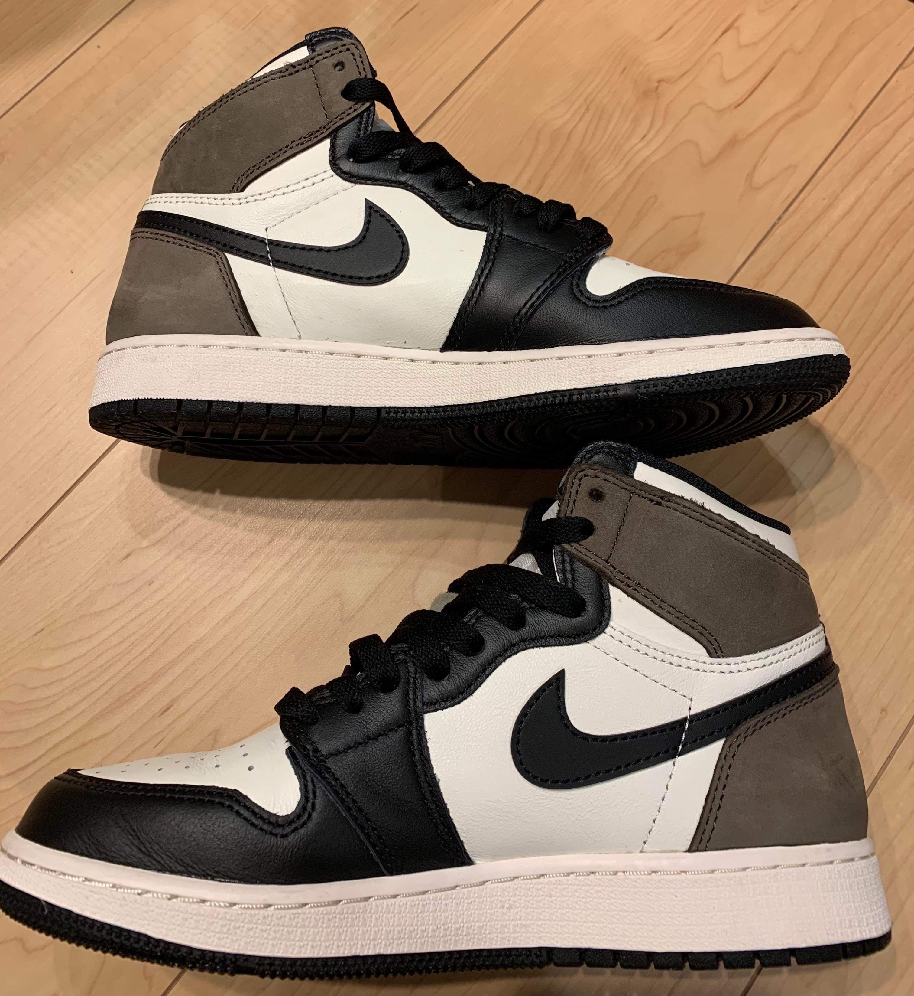 Nike GS Air Jordan 1 High OG "Sail/Dark Mocha/Black"