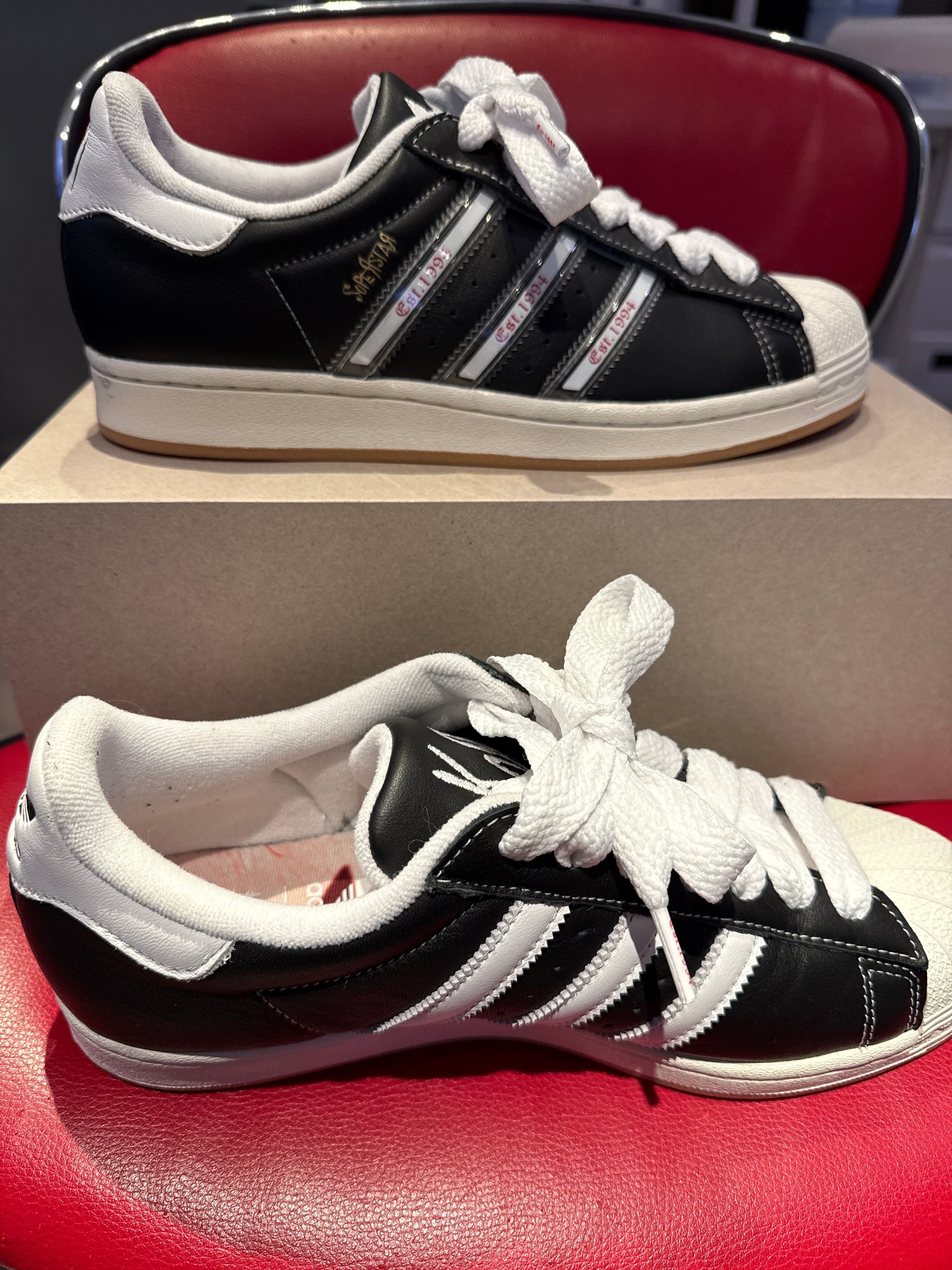 Korn × adidas Superstar "Black/White"