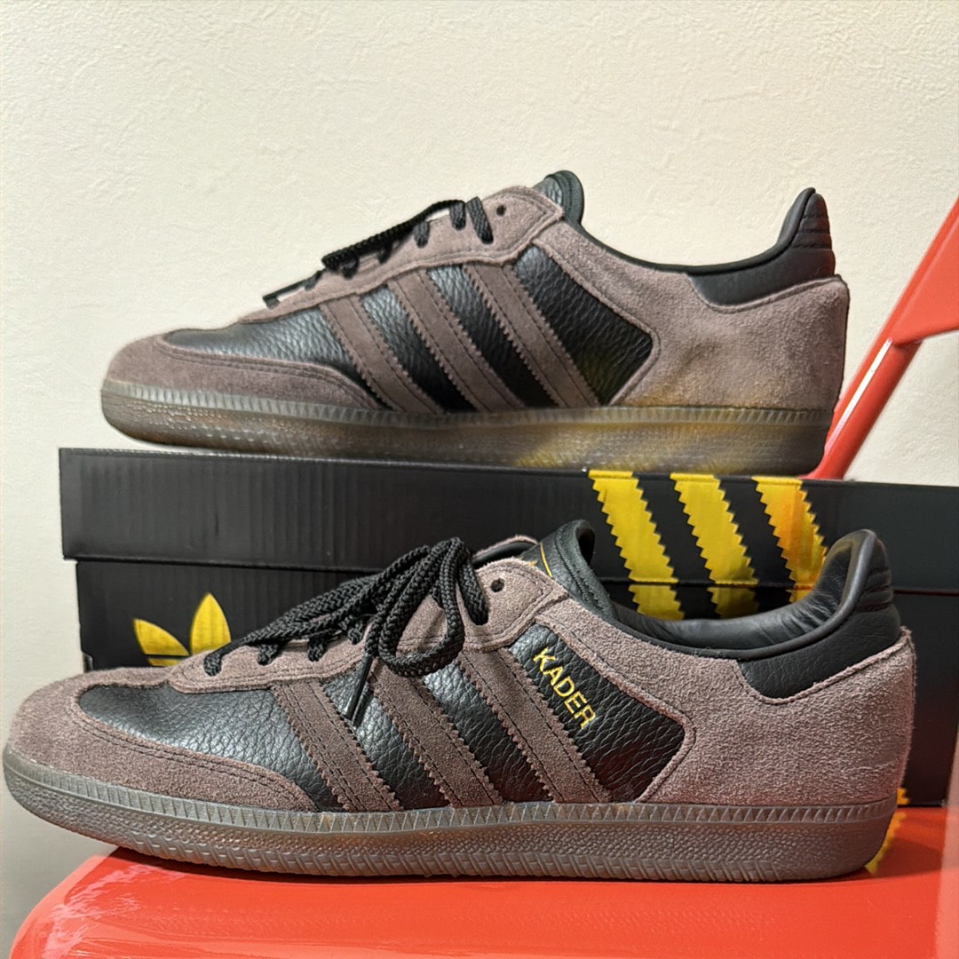 Kader Sylla × adidas Samba ADV "Core Black/Brown/Gum"