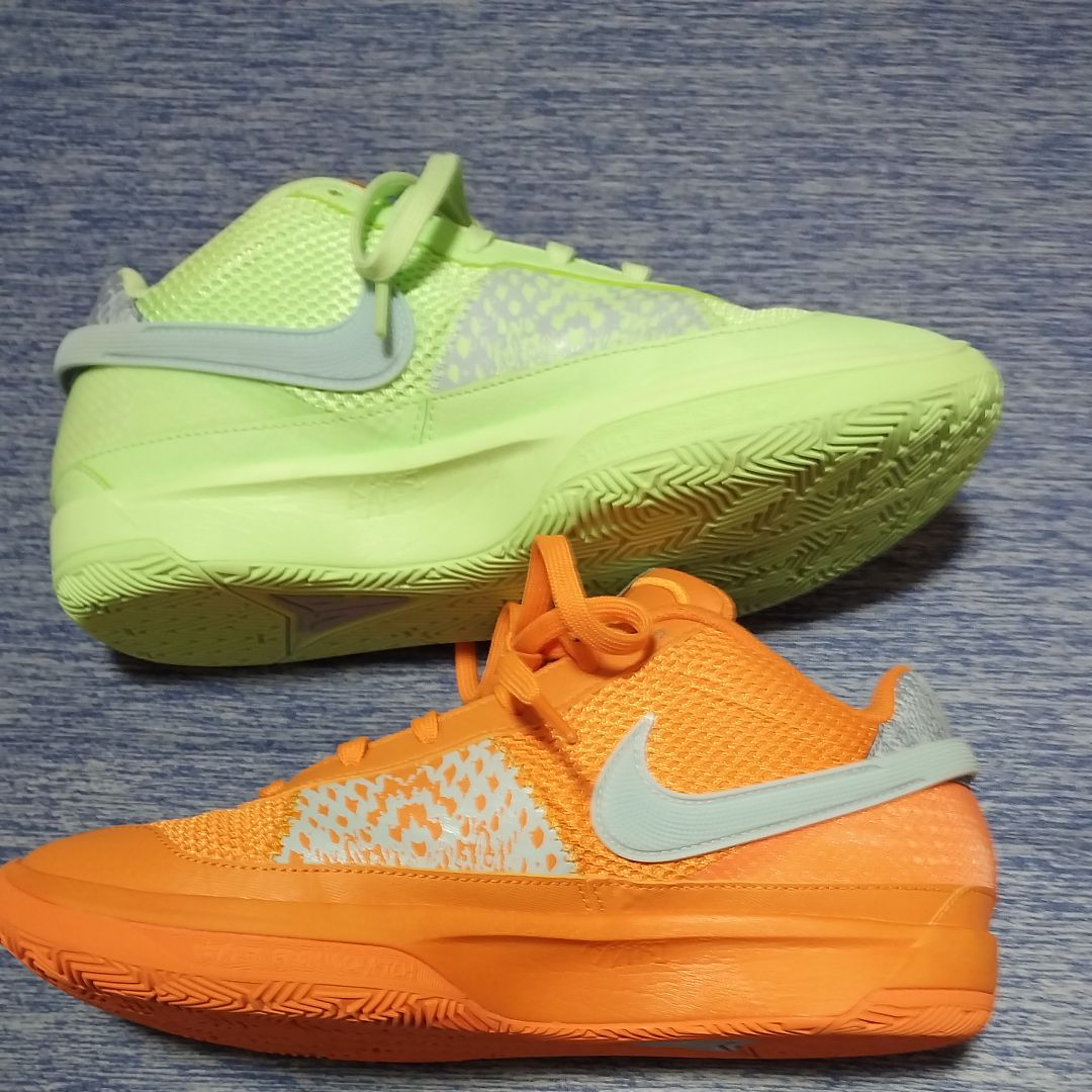 Nike Ja 1 "Bright Mandarin/Vapor Green"(FQ4796-800/FV1288-800)