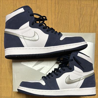 Nike Air Jordan 1 High OG CO.JP "White/Midnight Navy" (2020)(ブリーフケースなし)