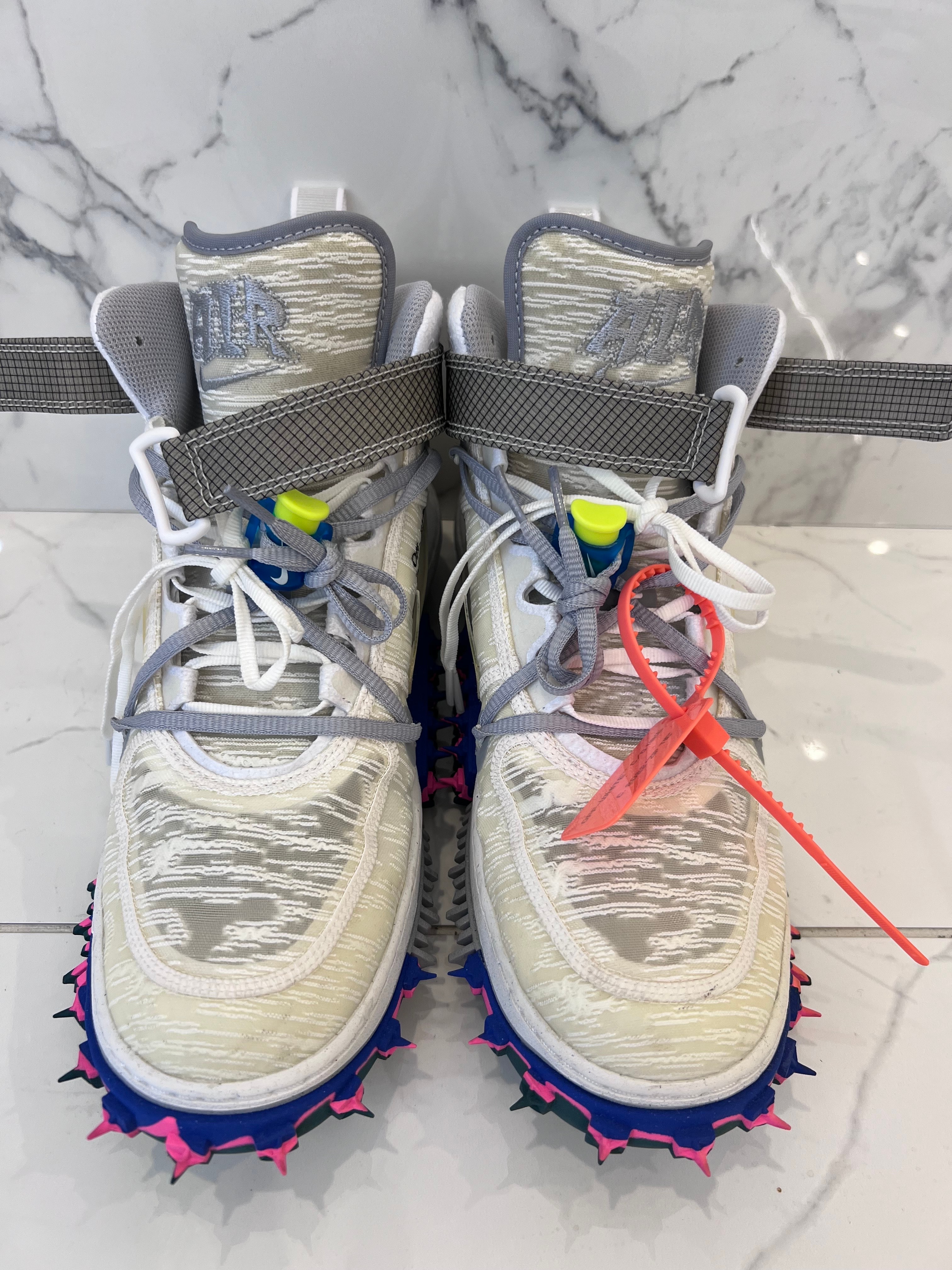 Off-White × Nike Air Force 1 Mid "White"