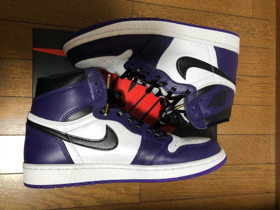 Nike Air Jordan 1 Retro High OG "Court Purple White/Black" (2020)