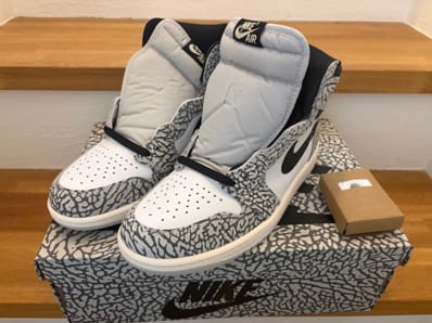 Nike Air Jordan 1 High OG "White Cement/Safari"