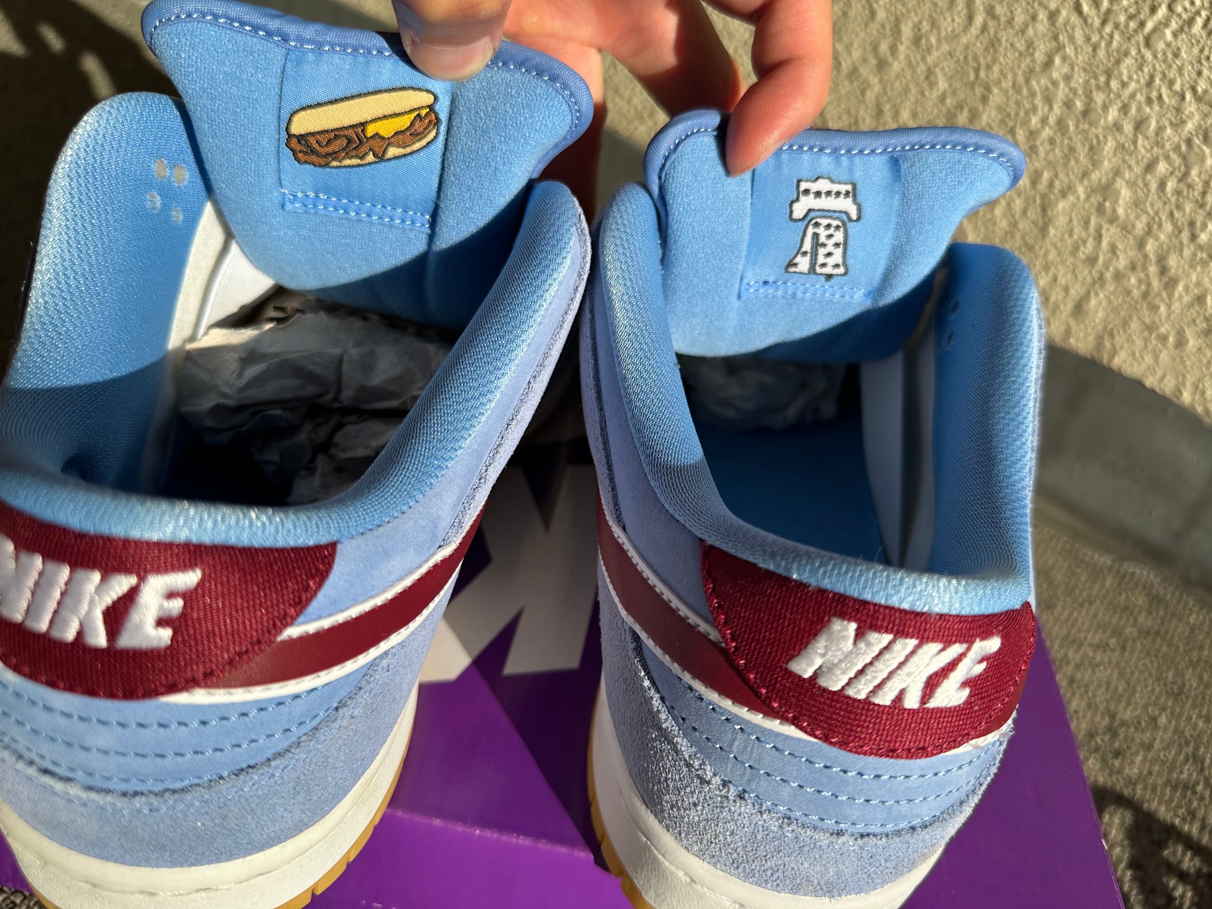 Nike SB Dunk Low Pro "Philadelphia Phillies/Valor Blue and Team Maroon"