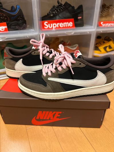 Travis Scott × Nike Air Jordan 1 Low OG SP-T "Black/Dark Mocha"
