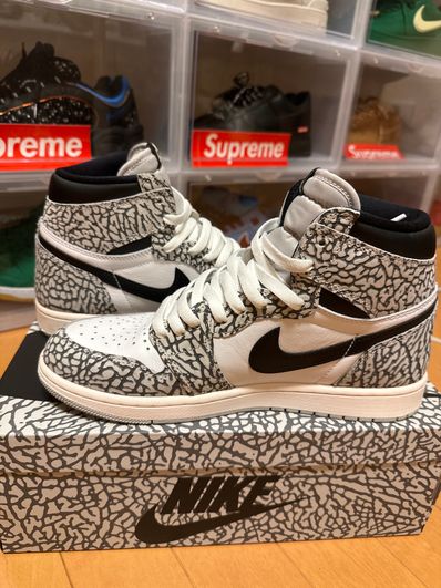 Nike Air Jordan 1 High OG "White Cement/Safari"