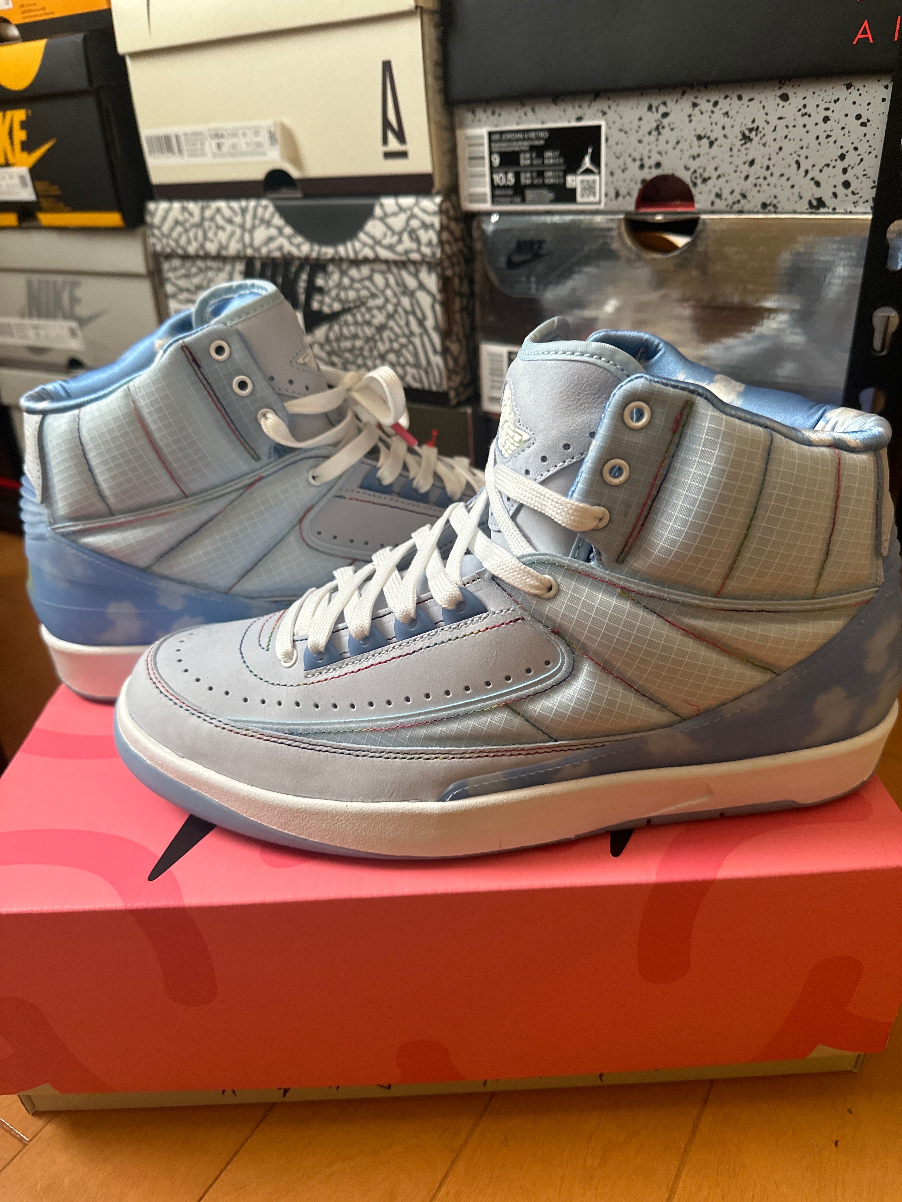 J Balvin × Nike Air Jordan 2 Retro SP "Celestine Blue/White/Multi Color"