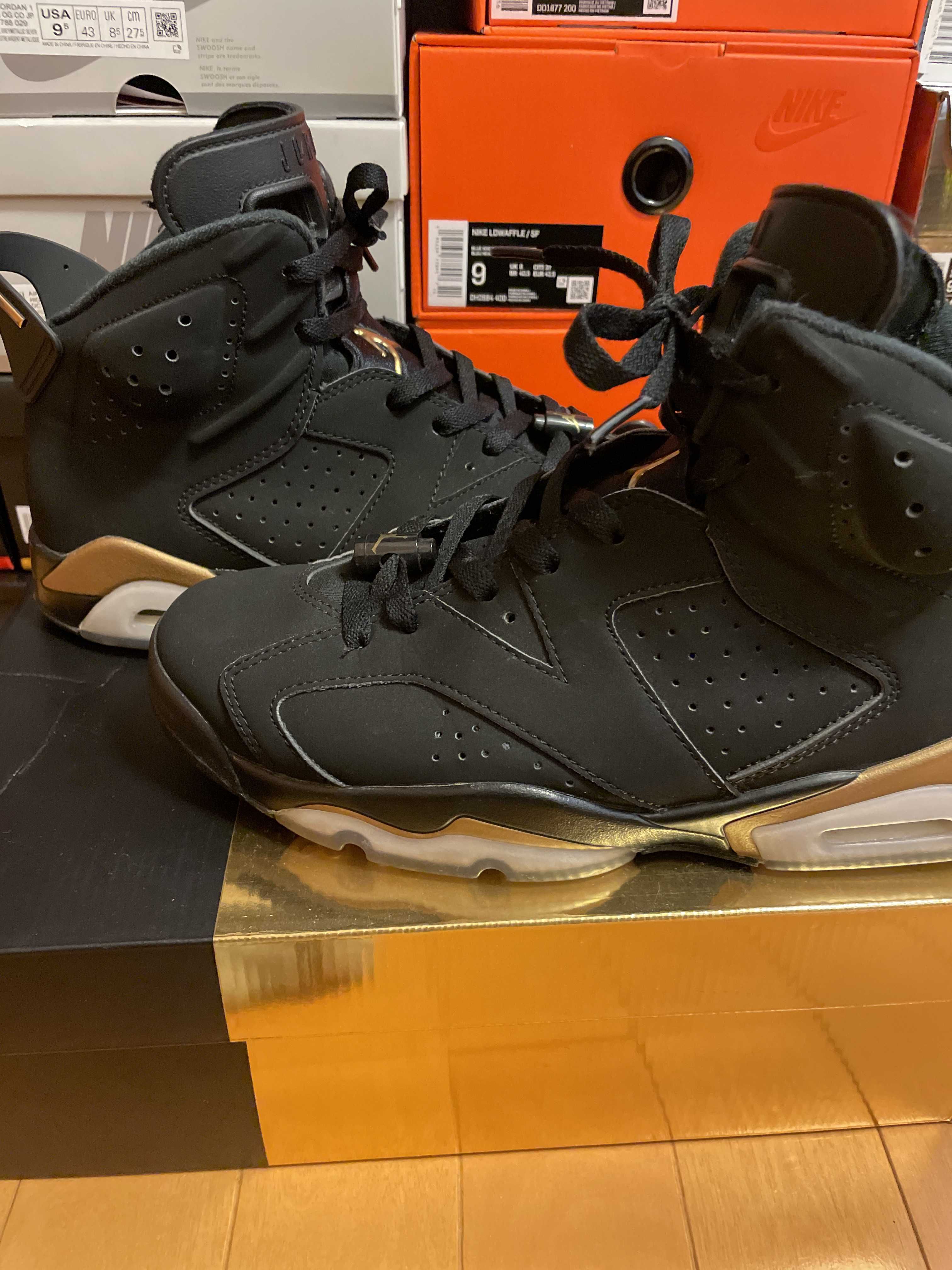 Nike Air Jordan 6 DMP "Black/Metallic Gold" (2020)  