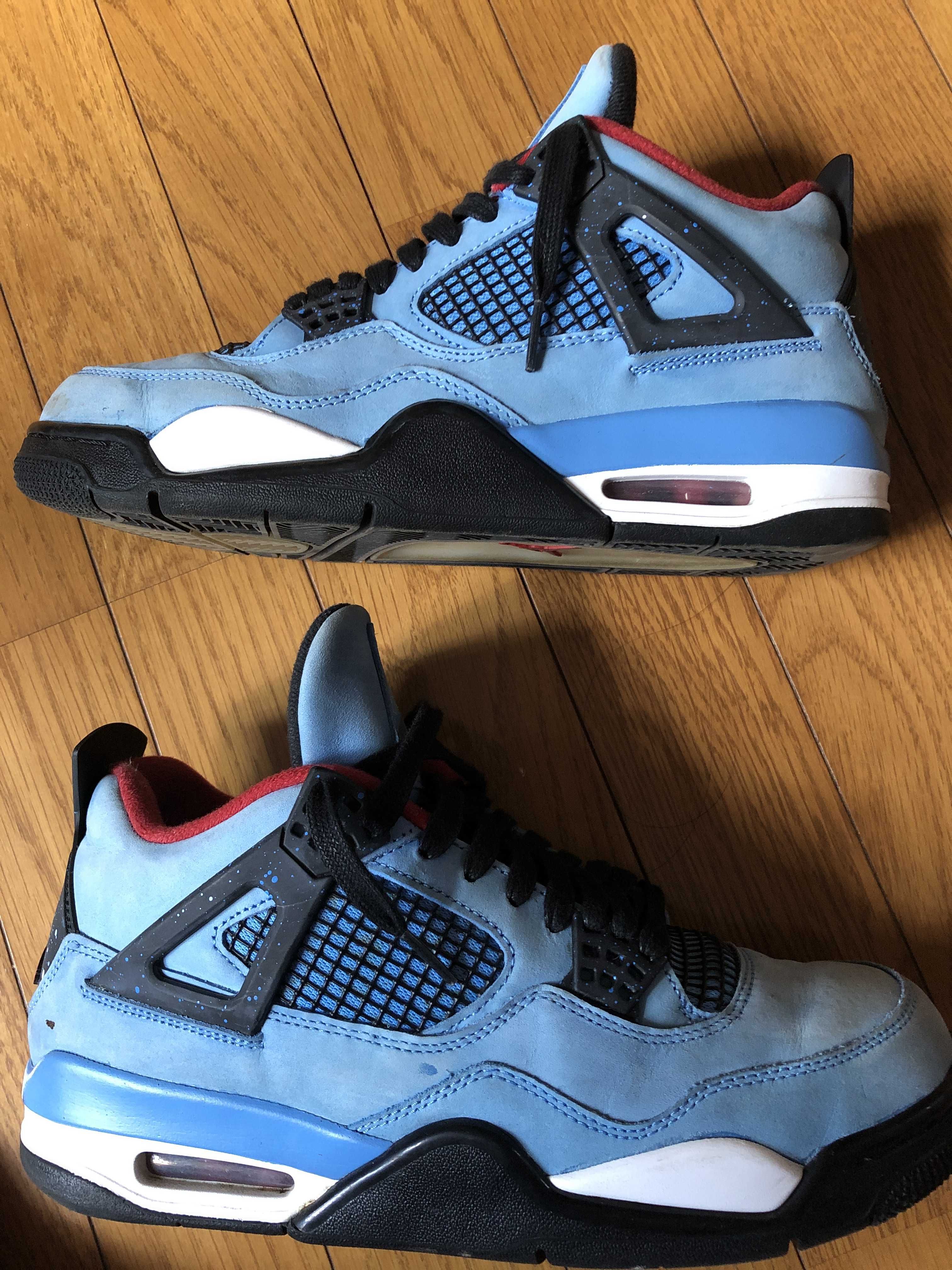 Travis Scott × Nike Air Jordan 4 Retro Cactus Jack "University Blue"