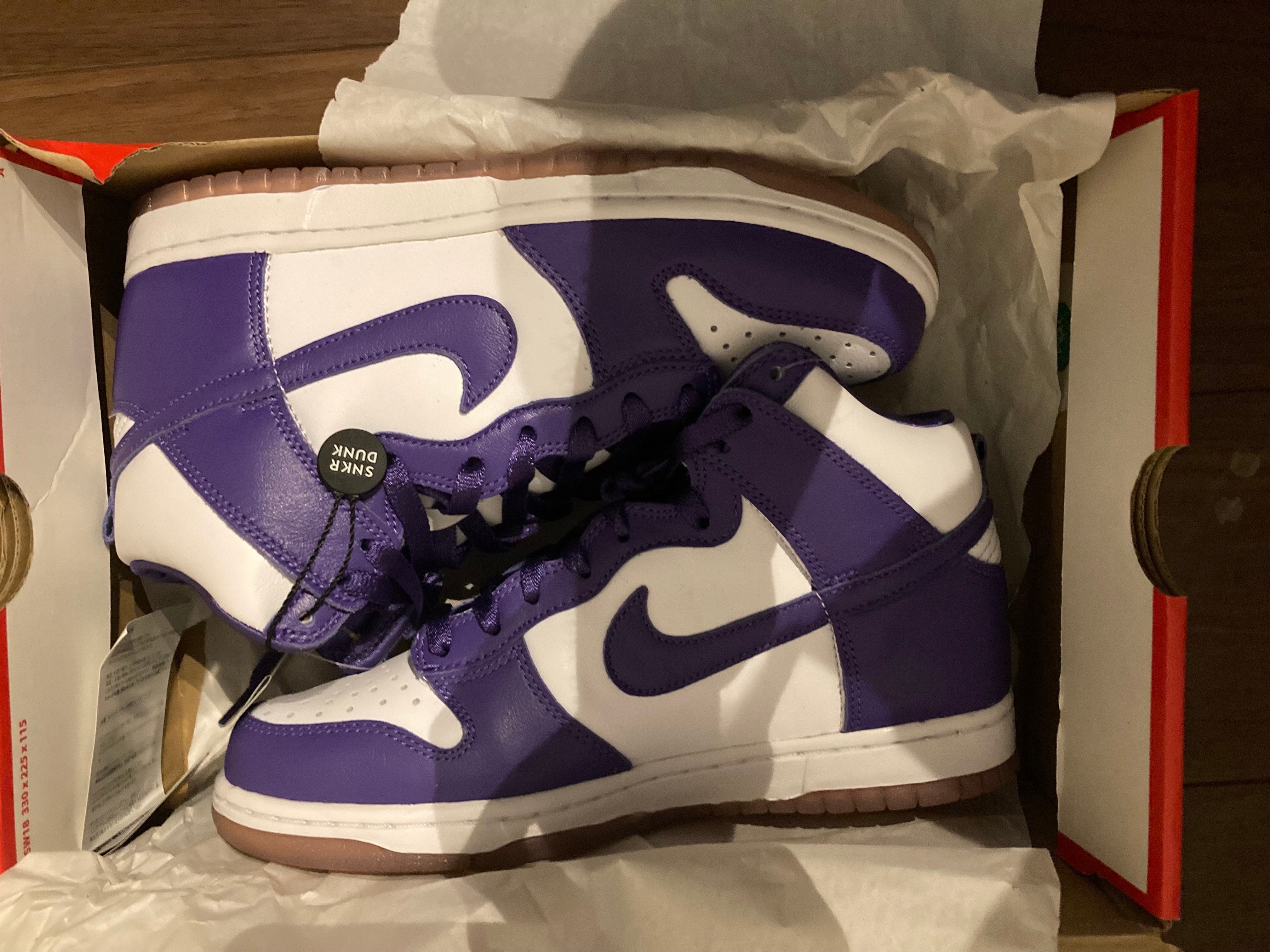 NIKE DUNK HIGH Women's "VARSITY PURPLE"