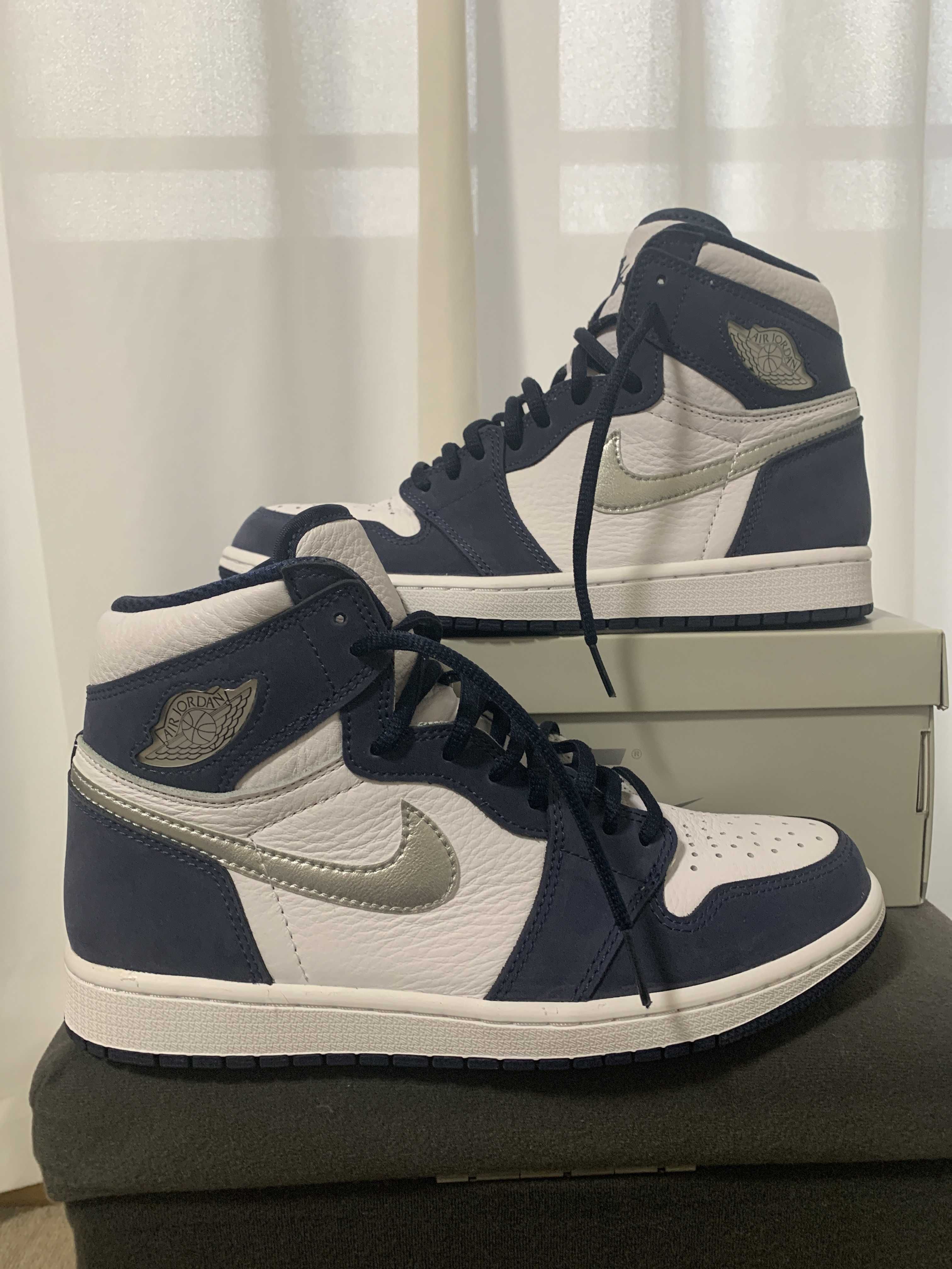 Nike Air Jordan 1 High OG CO.JP "White/Midnight Navy" (2020)(ブリーフケースなし)