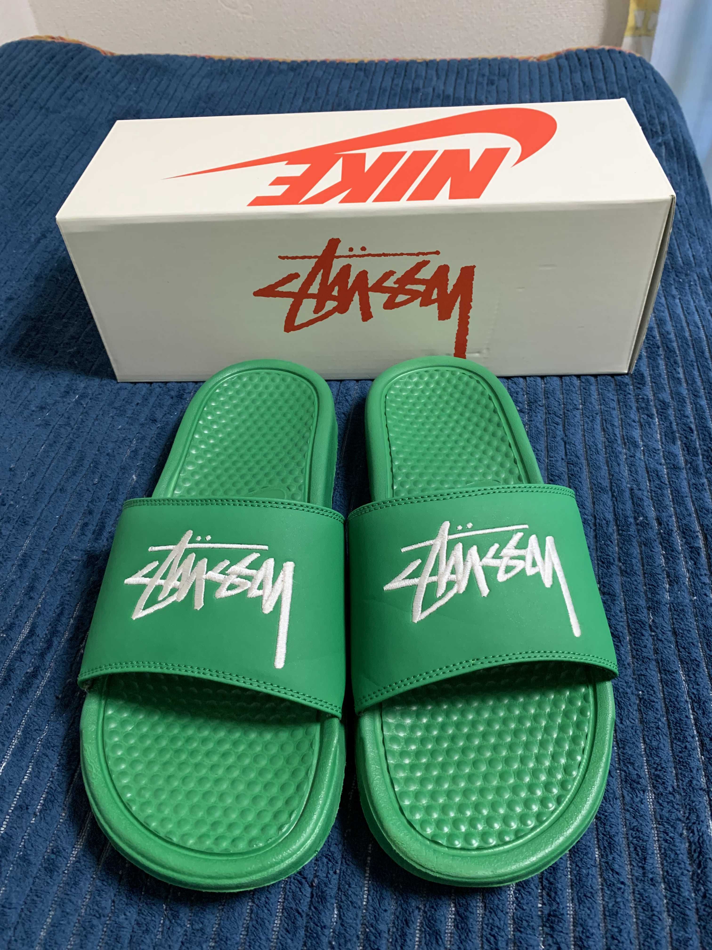 Stussy × Nike Benassi Slide Sandal "Pain"