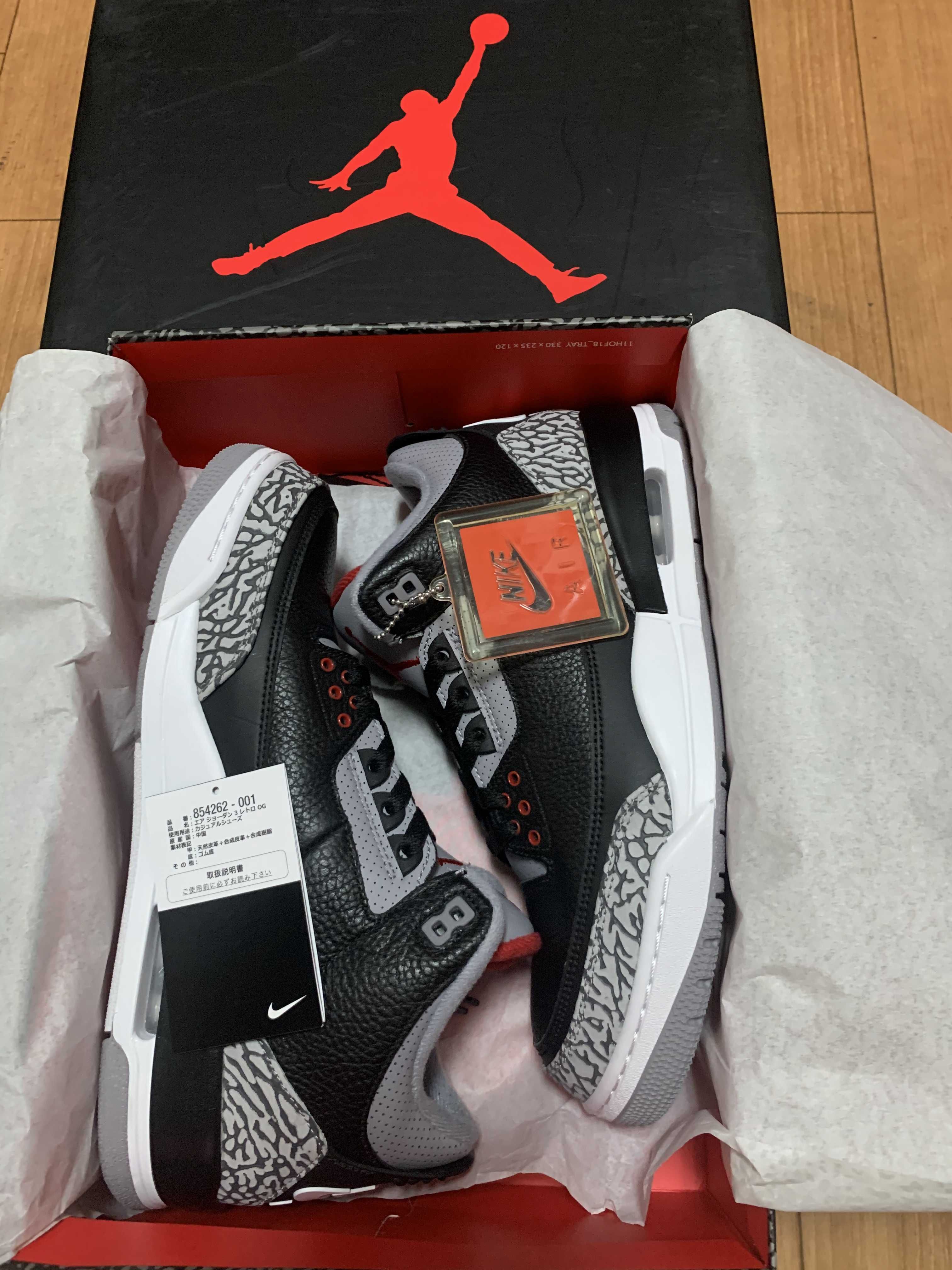 Nike Air Jordan 3 Retro OG "Black Cement" (2018)