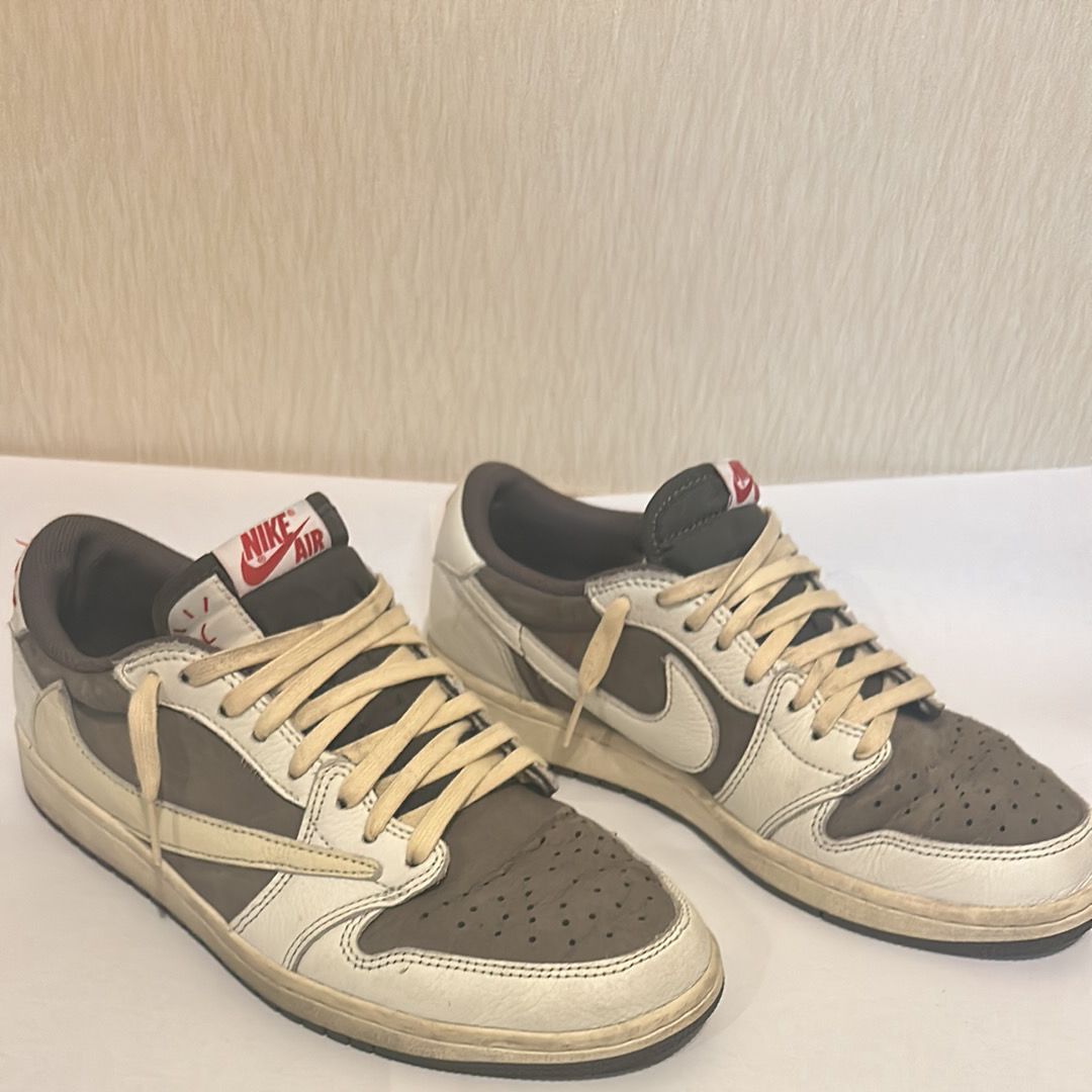Travis Scott × Nike Air Jordan 1 Low OG SP "Reverse Mocha/Sail and Ridgerock"