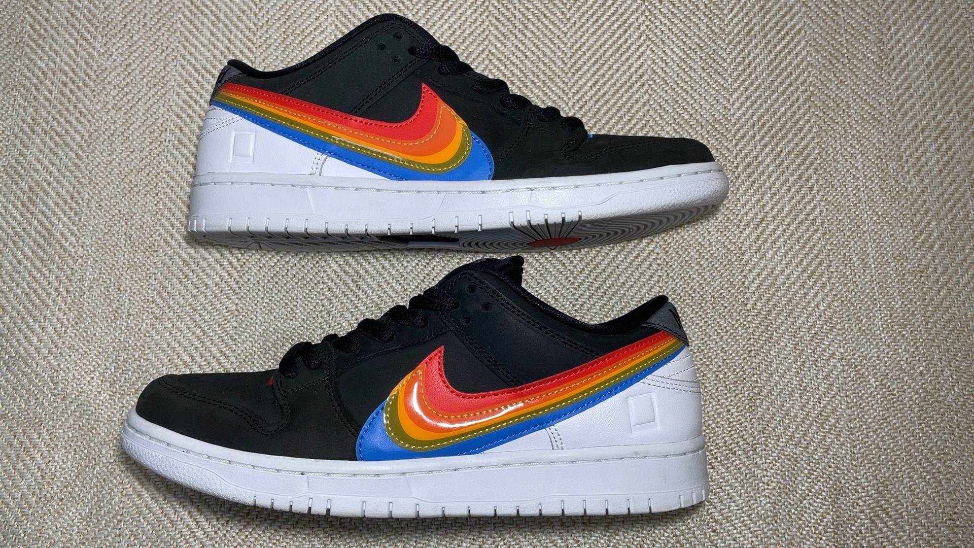 Polaroid × Nike SB Dunk Low Pro QS "Black/White"