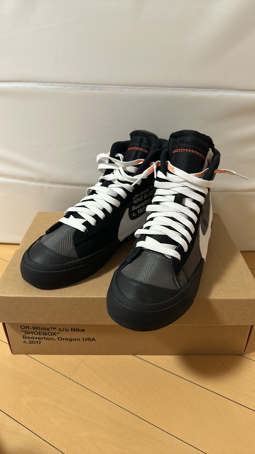 Off-White × Nike Blazer Studio Mid "Grim Reaper"