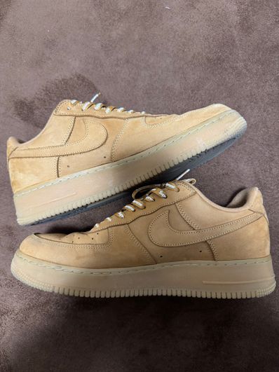 Supreme × Nike Air Force 1 Low "Flax/Wheat"