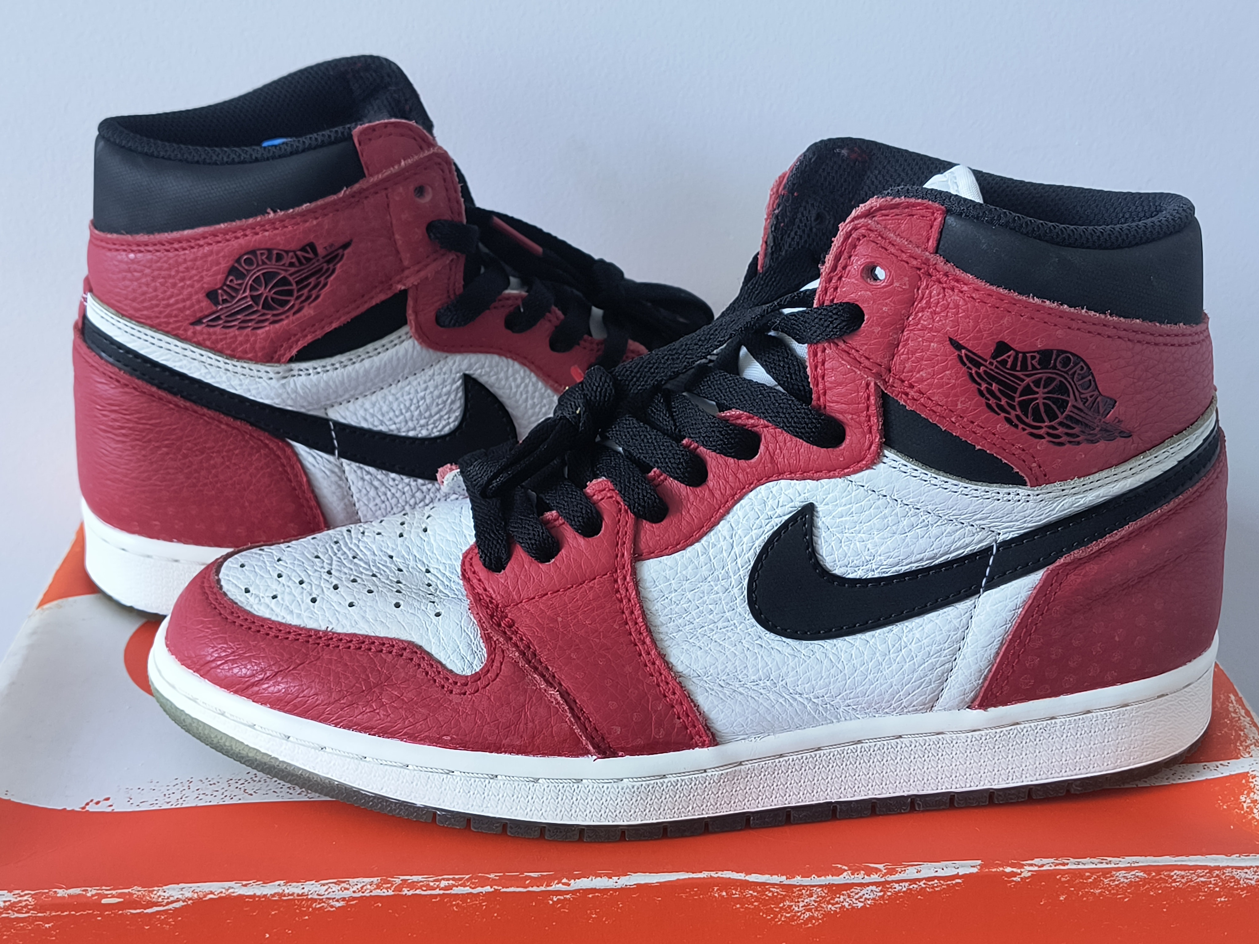 Spiderman × Nike Air Jordan 1 Origin Story "Gym Red/White/Photo Blue/Black"