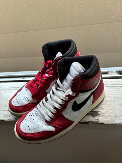 Spiderman × Nike Air Jordan 1 Origin Story "Gym Red/White/Photo Blue/Black"
