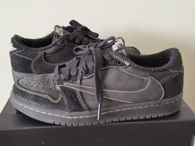 Travis Scott × Nike Air Jordan 1 Low OG SP "Black Phantom"