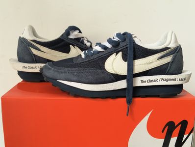 Fragment × sacai × Nike LD Waffle "Blackended Blue"