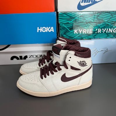 A Ma Maniere × Nike Air Jordan 1 Retro High OG "Sail and Burgundy"