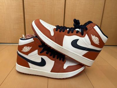 Eastside Golf × Nike Air Jordan 1 High Golf "Burnt Sunrise/Midnight Navy"