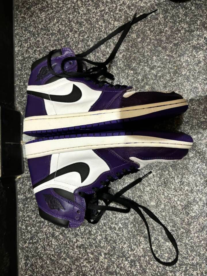 Nike Air Jordan 1 Retro High OG "Court Purple White/Black" (2020)
