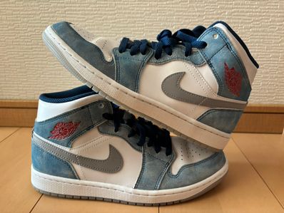 Nike Air Jordan 1 Mid SE "White/Hyper Royal/Red"