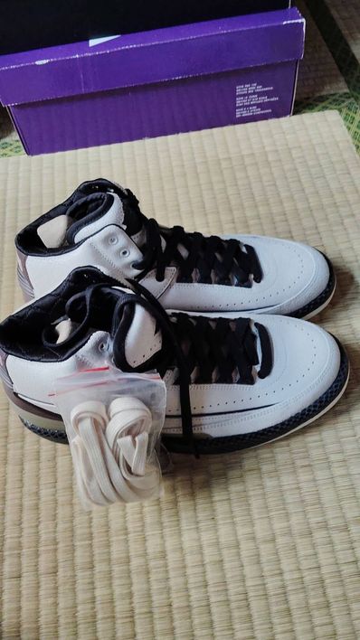 A Ma Maniere × Nike Air Jordan 2 "Airness/Sail and Burgundy"