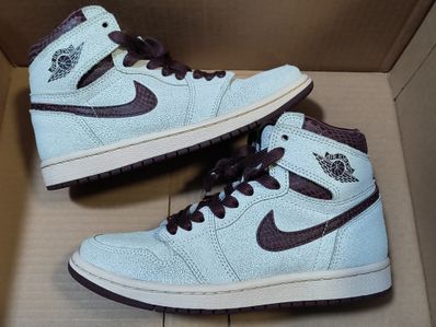 A Ma Maniere × Nike Air Jordan 1 Retro High OG "Sail and Burgundy"