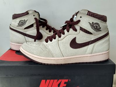 A Ma Maniere × Nike Air Jordan 1 Retro High OG "Sail and Burgundy"