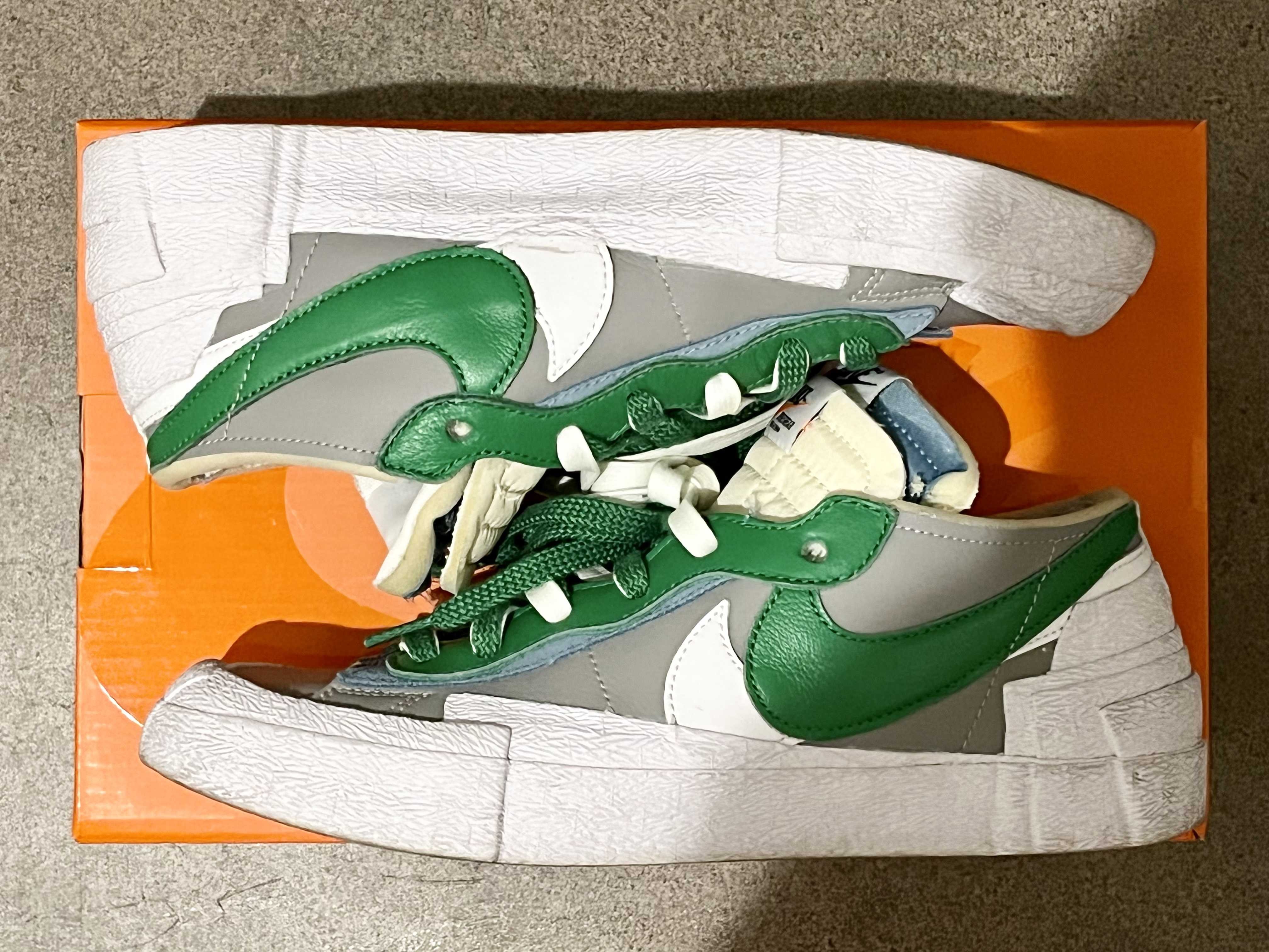 sacai × Nike Blazer Low "Classic Green"