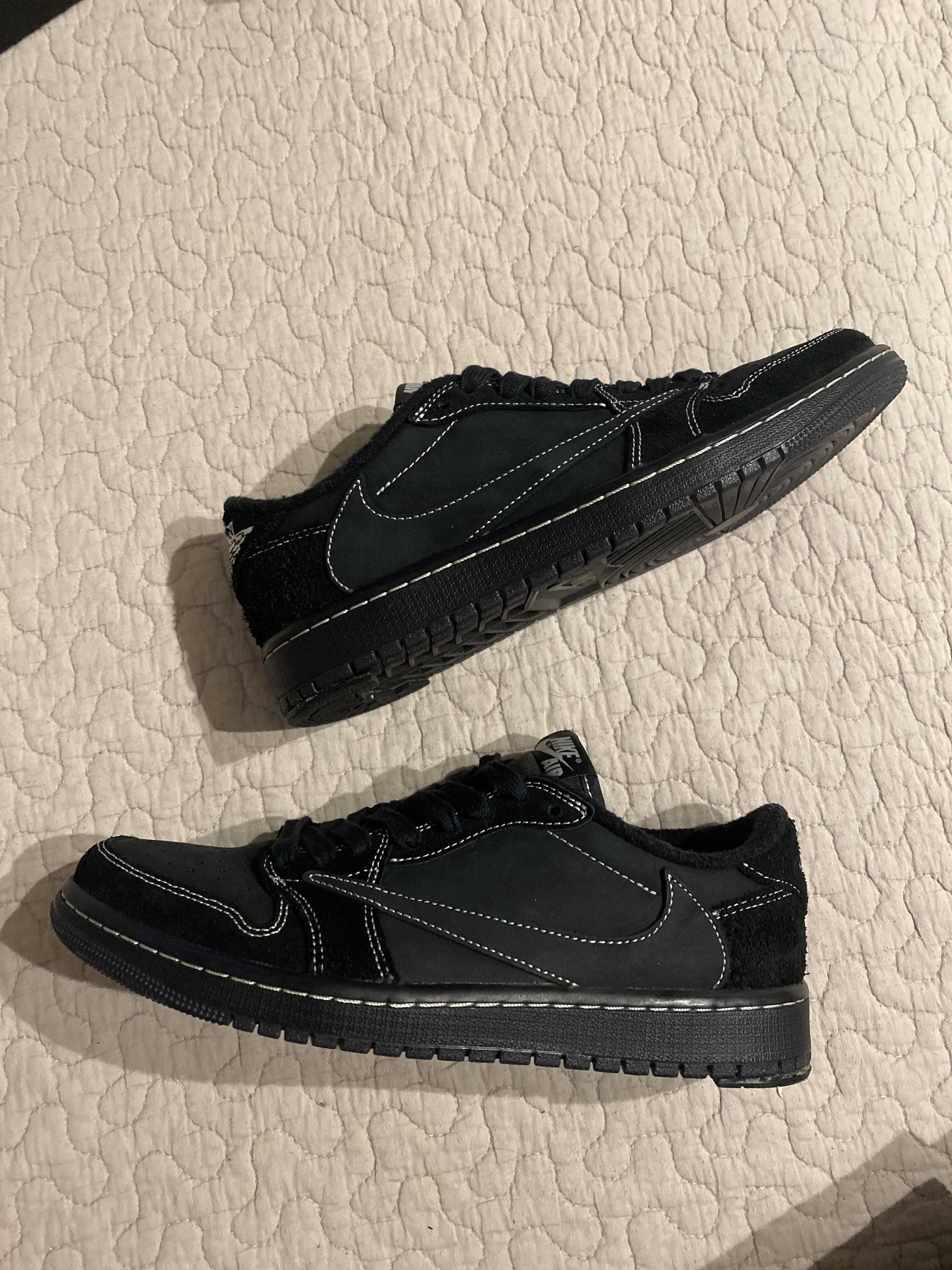 Travis Scott × Nike Air Jordan 1 Low OG SP "Black Phantom"