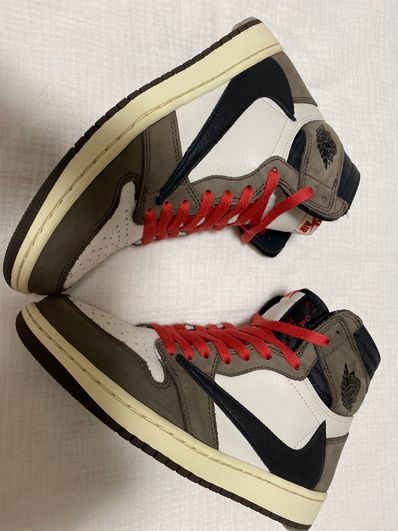 Travis Scott × Nike Air Jordan 1 Retro High OG TS SP "Sail/Dark Mocha"