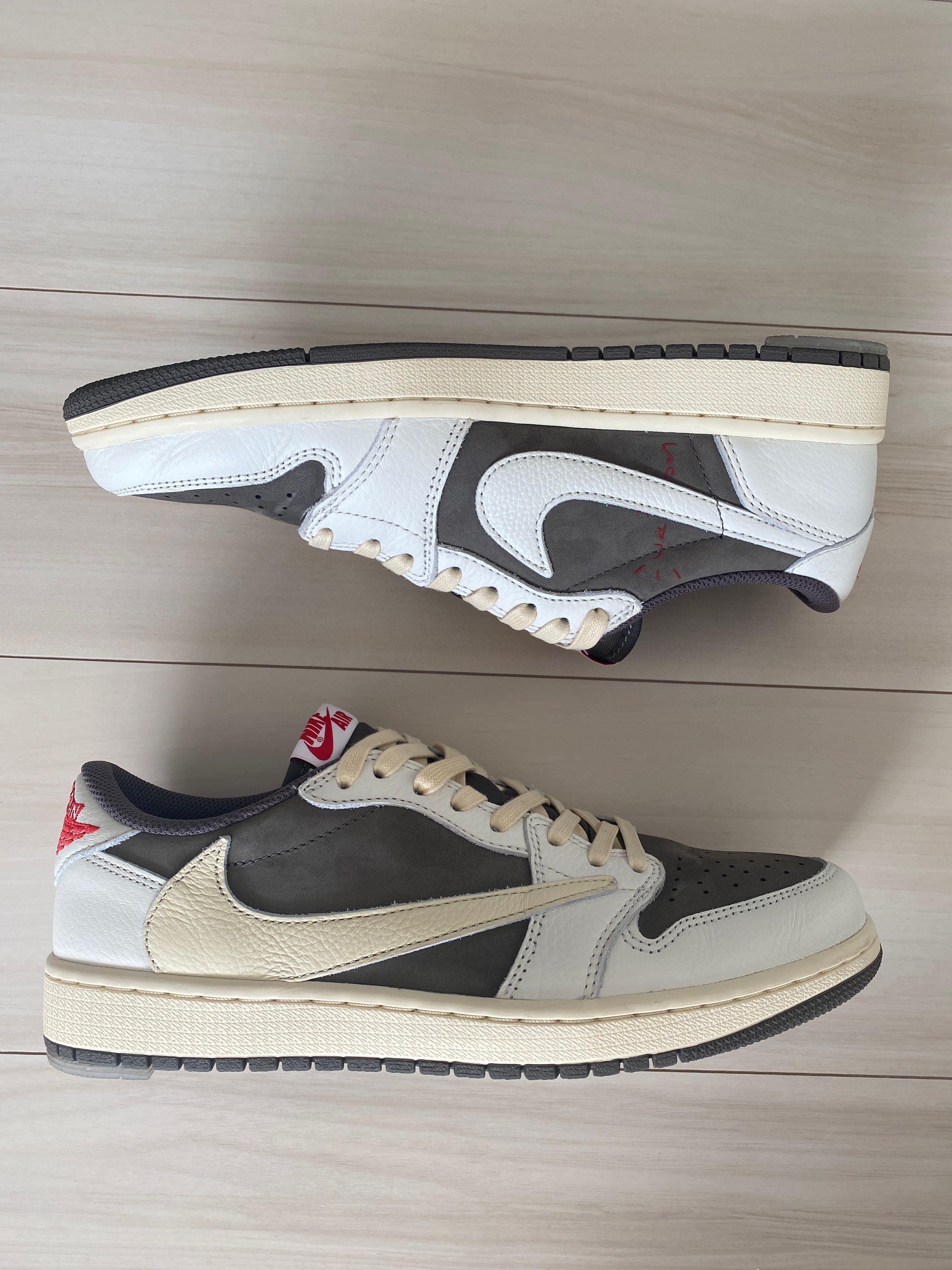 Travis Scott × Nike Air Jordan 1 Low OG SP "Reverse Mocha/Sail and Ridgerock"